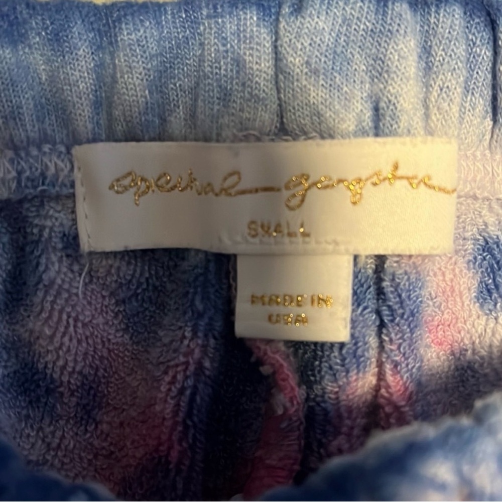 Spiritual Gangster Tie-Dye Track Pants - Blue and Pink - Picture 3 of 4